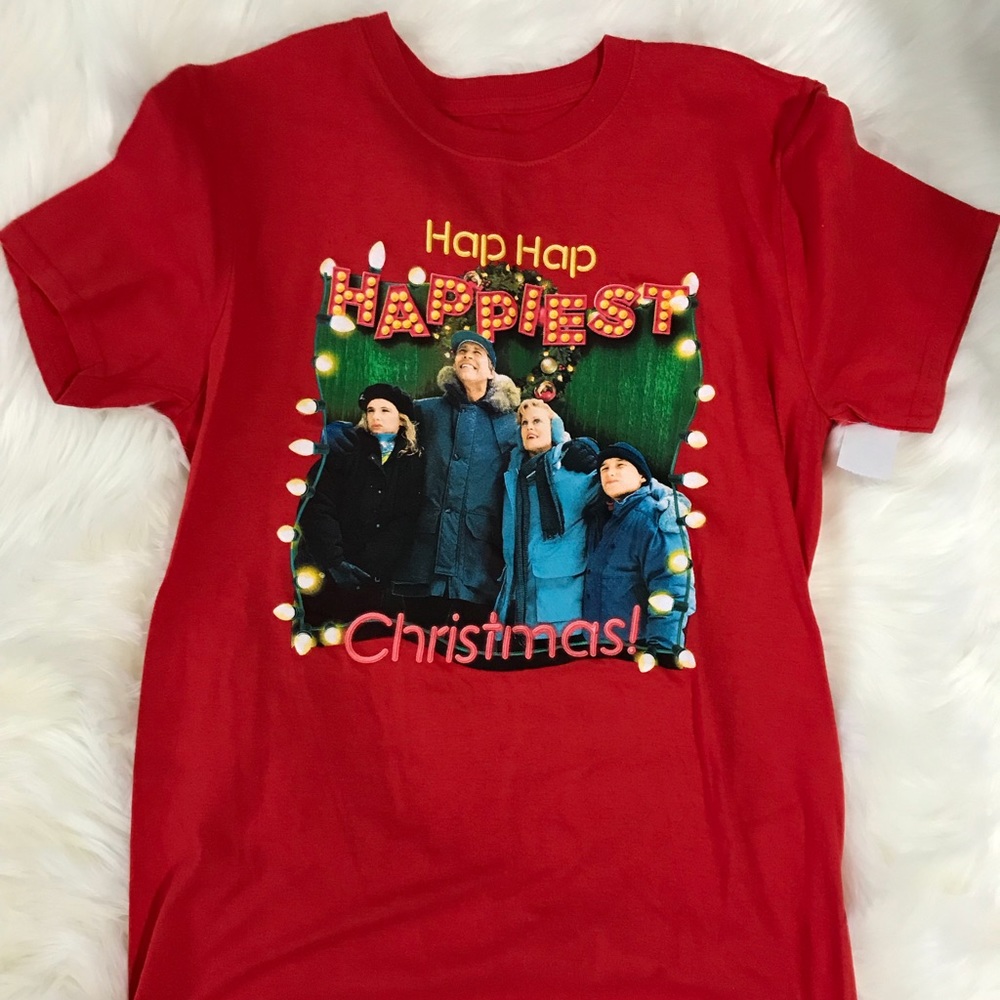 Men’s National Lampoons Hap Hap Happiest T-shirt,M